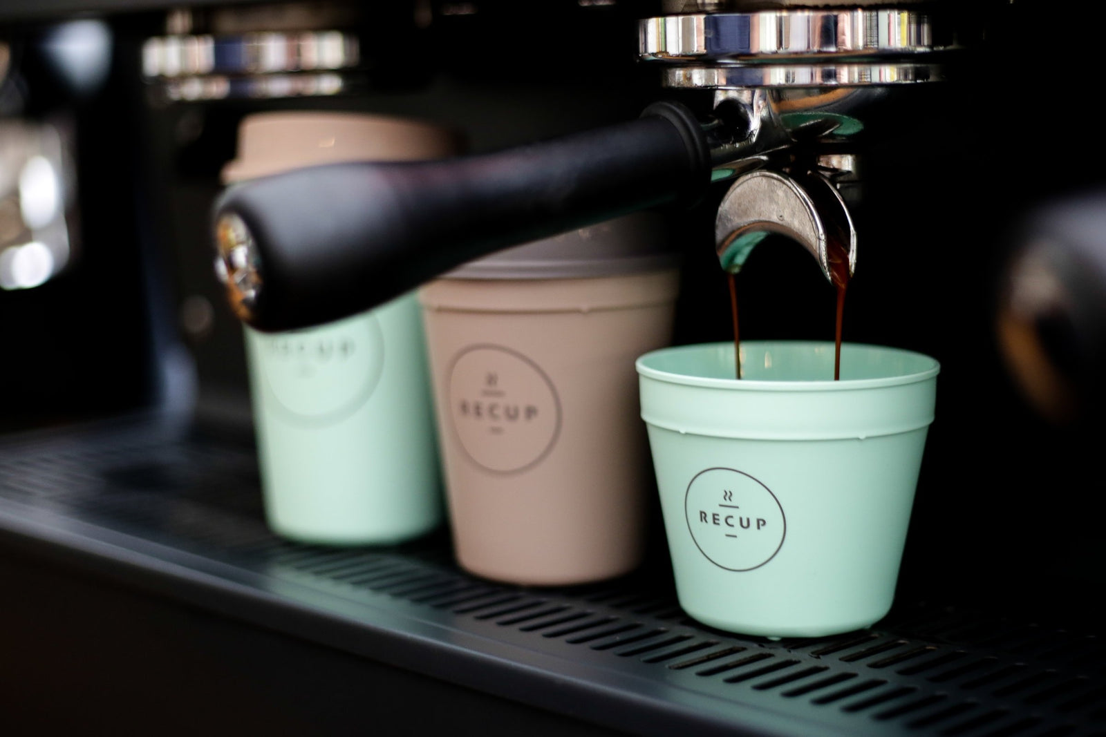 ReCup Kaffeebecher im Einsatz