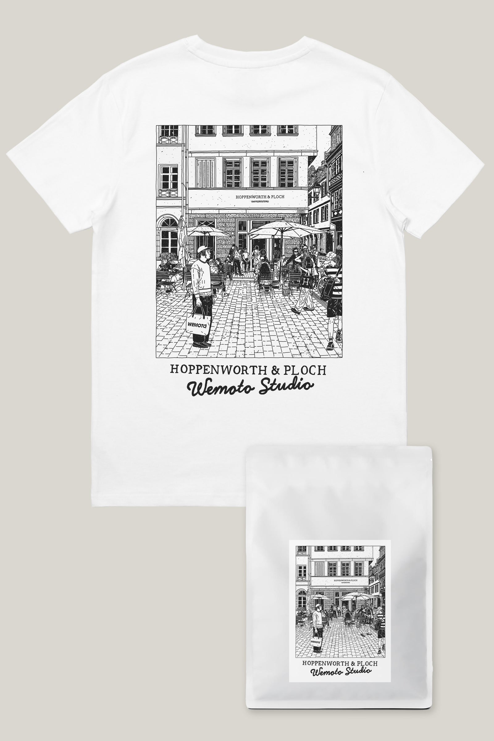 Wemoto X Hoppenworth & Ploch - T-Shirt and Coffee