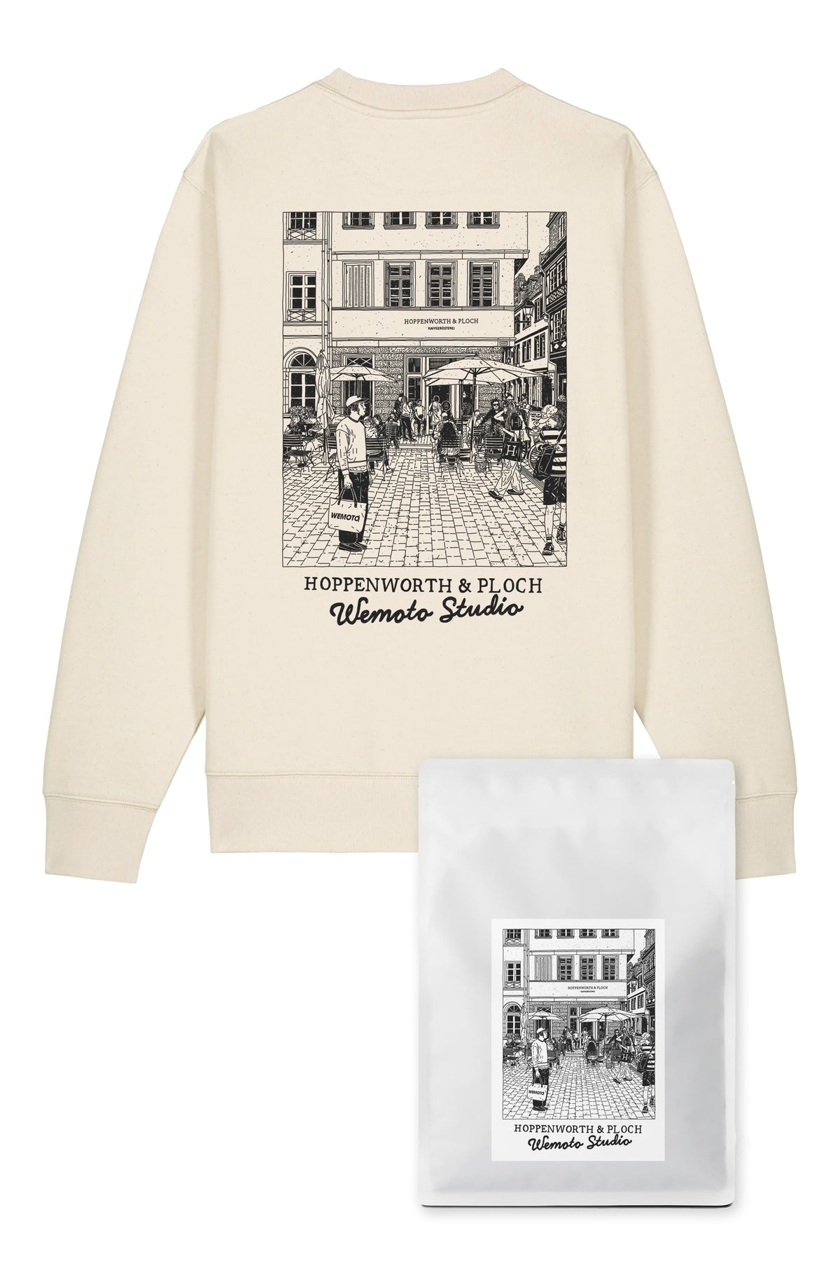 Wemoto X Hoppenworth &amp; Ploch - Crewneck and Coffee