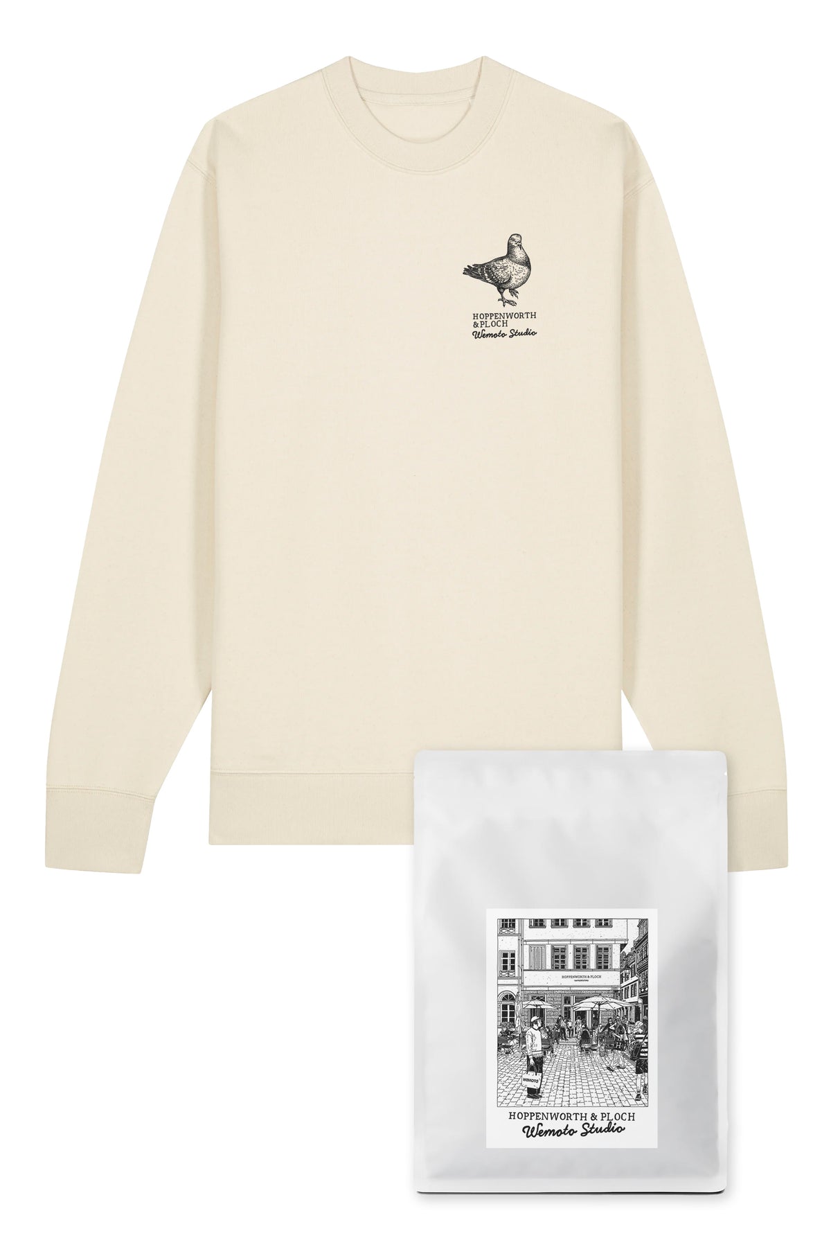 Wemoto X Hoppenworth &amp; Ploch - Crewneck and Coffee