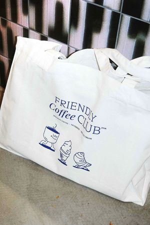 friendly coffee club Tote Bag