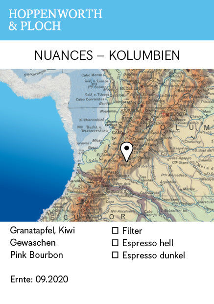 [SOLD OUT] NUANCES - KOLUMBIEN